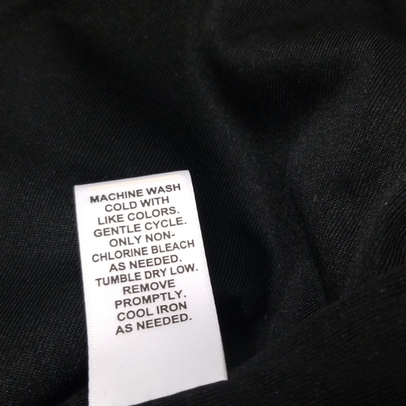 Black Versona invisible button back shirt - Picture 6 of 6